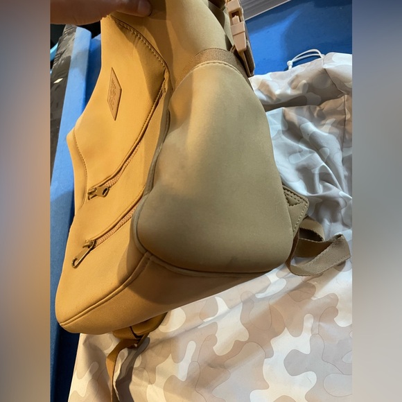 Dagne Dover Indi Diaper Backpack Medium in Camel - Picture 6 of 16